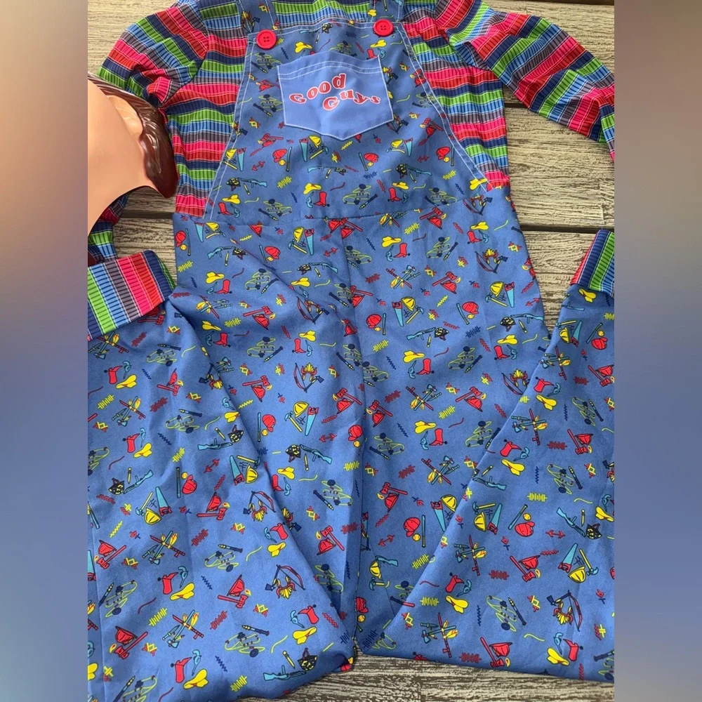 Chucky Kids Halloween Costume, Childs Play, Sz 11-14 years